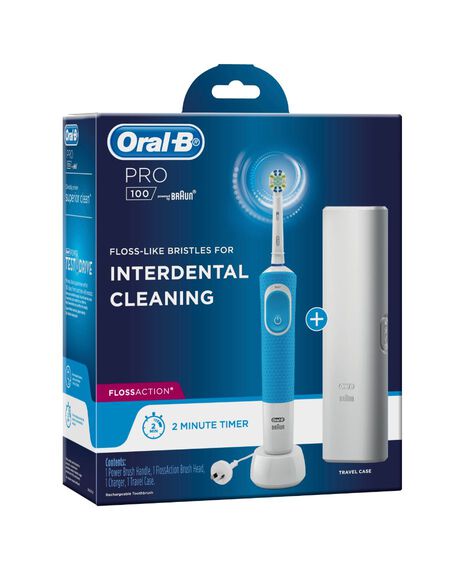 Pro 100 Floss Action Electric Toothbrush - Blue